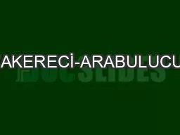 1 “ MÜZAKERECİ-ARABULUCU-LİDER