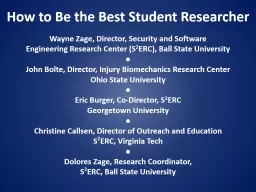 How to Be the Best Student Researcher