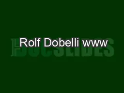  Rolf Dobelli www