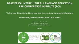 Braz -TESOL Intercultural Language Education SIG