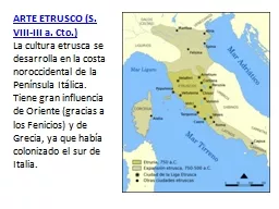 PPT-ARTE ETRUSCO (S. VIII-III a.