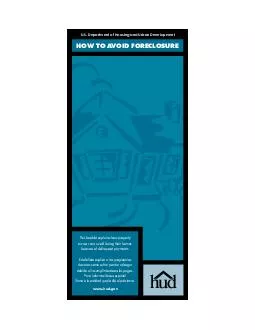 This booklet explains how property owners can avoid losing their homes because of delinquent