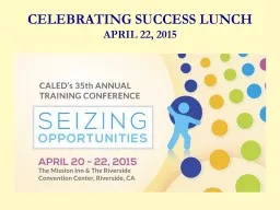 PPT-CELEBRATING SUCCESS LUNCH