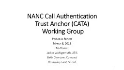 NANC Call Authentication