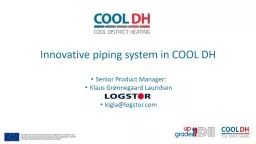 PPT-Innovative piping system in COOL DH