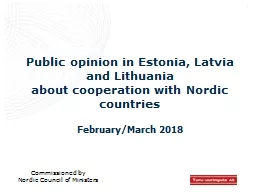 Public opinion in Estonia, Latvia and Lithuania