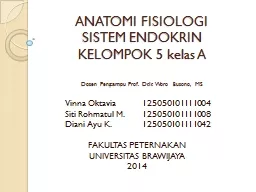 PPT-ANATOMI FISIOLOGI SISTEM ENDOKRIN