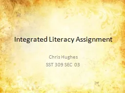 Integrated Literacy Assignment