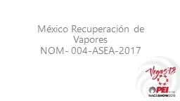 México Recuperación de Vapores