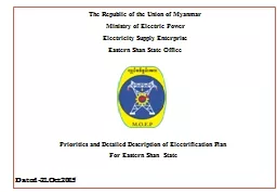 The Republic of the Union of Myanmar