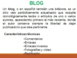 Un  blog , o en español también una