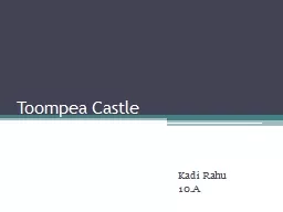 PPT-Toompea Castle Kadi Rahu