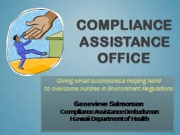 Compliance Assistance Office