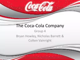 The Coca-Cola Company Group 4