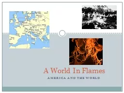 America and the world A World In Flames