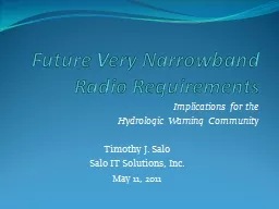 PPT-Future Very Narrowband Radio