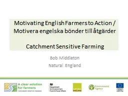 Motivating English Farmers to Action /