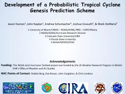 Development of a Probabilistic Tropical Cyclone Genesis Prediction Scheme