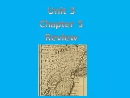 Unit 3 Chapter 5 Review What do you call the farthest area of a settlement; where the