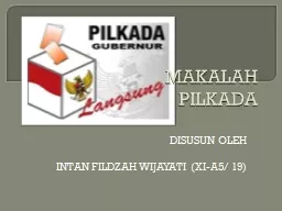 MAKALAH PILKADA