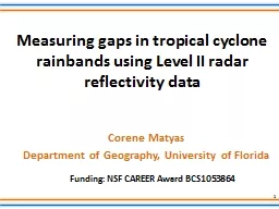 PPT-Measuring gaps in tropical cyclone rainbands using Level II radar reflectivity data