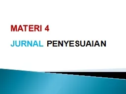 PPT-MATERI 4 JURNAL PENYESUAIAN