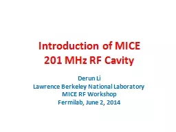 Introduction of MICE  201 MHz RF Cavity