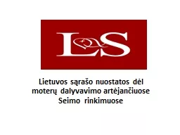 Lietuvos   sąrašo   nuostatos