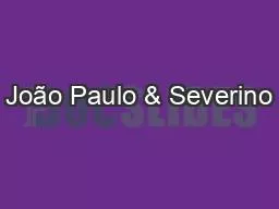 João Paulo & Severino