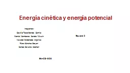 PPT-Energía cinética y energía potencial