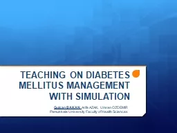 TEACHING  ON  DIABETES  MELLITUS