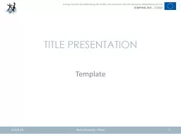 TITLE PRESENTATION Template