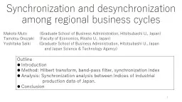 Synchronization and desynchronization among regional business cycles