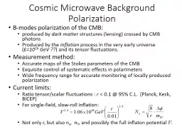 Cosmic   Microwave  Background