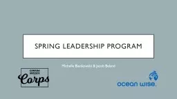 Spring Leadership Program