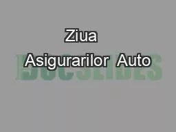 PPT-Ziua Asigurarilor Auto