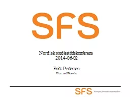 Nordisk studiestödskonferens