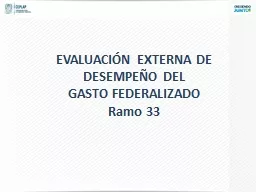 EVALUACIÓN EXTERNA  DE DESEMPEÑO DEL