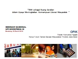 PPT-“TBM sebagai Ruang