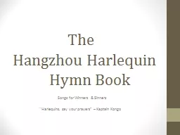 The Hangzhou Harlequin 		Hymn Book