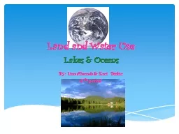 Land and Water Use Lakes & Oceans