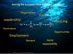 Solving the European Blue Economy Equation?