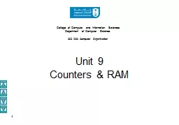 1 Unit  9 Counters & RAM