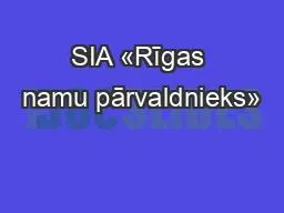 SIA «Rīgas namu pārvaldnieks»