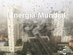 Energia  Mundial Desenvolvido