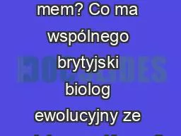 co to jest mem? Co ma wspólnego brytyjski biolog ewolucyjny ze spiskowym Keanu?