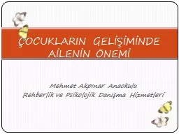 PPT-Mehmet Akpınar Anaokulu