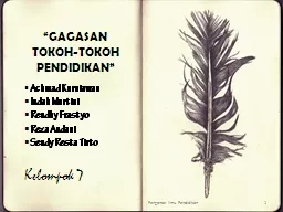 “GAGASAN  TOKOH-TOKOH