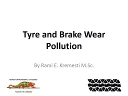 Tyre  and Brake Wear Pollution