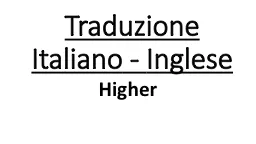 PPT-Traduzione Italiano -